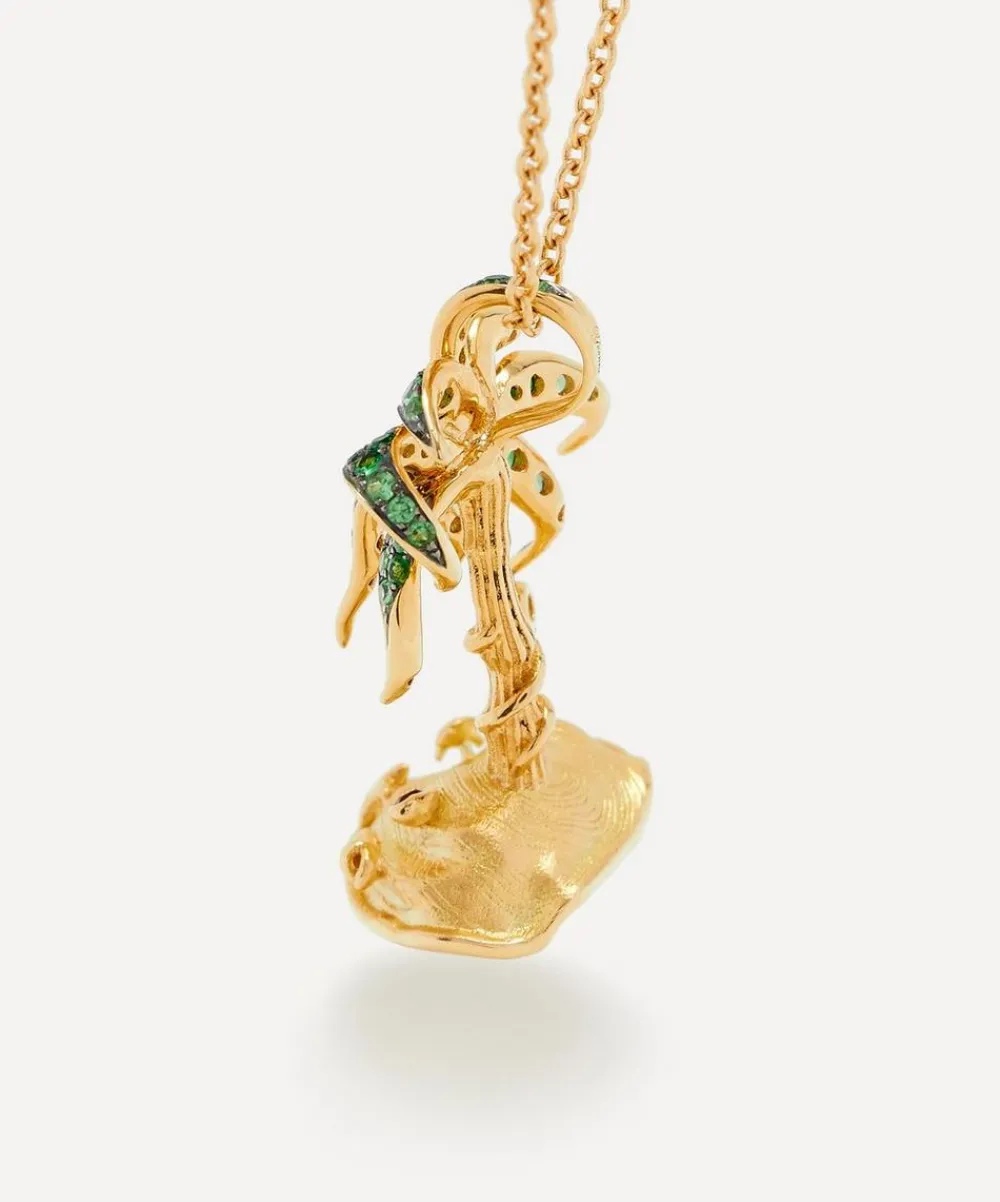 Yvonne Léon Bracelets|Bracelets^18ct Gold Paradise Island Palm Pendant Necklace