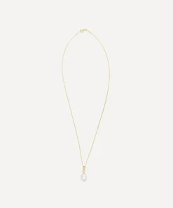 Kojis Necklaces|Necklaces^18ct Gold Pearl and Diamond Pendant Necklace