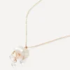 Rachel Quinn Necklaces|Necklaces^14ct Gold Petite Storm Cloud Pearl and White Topaz Pendant Necklace