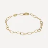Liberty Bracelets|Bracelets^9ct Gold Plain 19cm Link Chain Bracelet