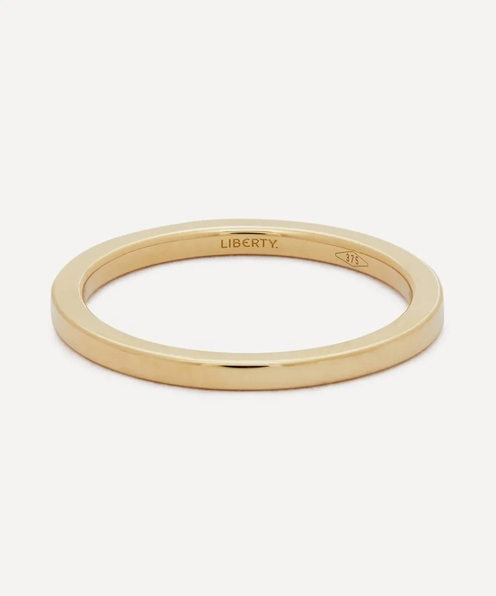 Liberty Rings|Rings^9ct Gold Plain Rainbow Ring
