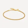 Monica Vinader Bracelets^18ct Gold Plated Vermeil Silver Woven Fine Chain Bracelet