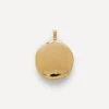 Monica Vinader Charms & Pendants^18ct Gold Plated Vermeil Silver Deia Pebble Locket