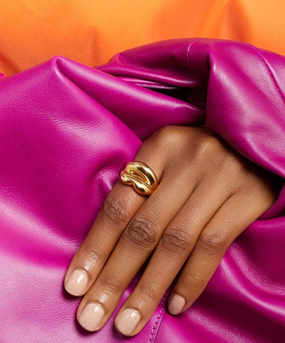Solange Azagury-Partridge Rings^18ct Gold Plated Vermeil Silver Hotlips Ring