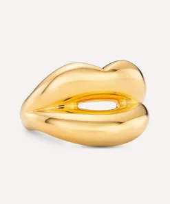 Solange Azagury-Partridge Rings^18ct Gold Plated Vermeil Silver Hotlips Ring