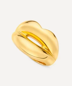 Solange Azagury-Partridge Rings^18ct Gold Plated Vermeil Silver Hotlips Ring