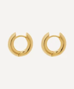 Otiumberg Earrings^14ct Gold Plated Vermeil Silver Small Chunky Hoop Earrings