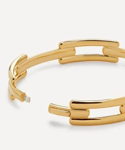 Monica Vinader Bracelets^18ct Gold Plated Vermeil Silver Signature Bangle Bracelet