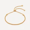 Monica Vinader Bracelets^18ct Gold Plated Vermeil Silver Corda Fine Chain Friendship Bracelet