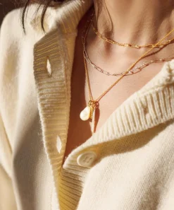 Monica Vinader Necklaces^18ct Gold Plated Vermeil Silver 18