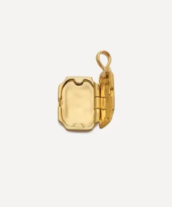 Monica Vinader Charms & Pendants^18ct Gold Plated Vermeil Silver Signature Locket