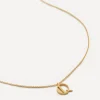 Monica Vinader Necklaces^18ct Gold Plated Vermeil Sterling Silver Q Initial Alphabet Necklace