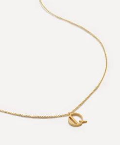 Monica Vinader Necklaces^18ct Gold Plated Vermeil Sterling Silver Q Initial Alphabet Necklace
