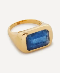 Monica Vinader Rings^18ct Gold Plated Vermeil Sterling Silver Power Kyanite Cocktail Ring