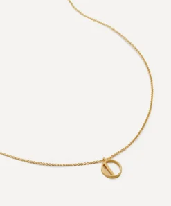Monica Vinader Necklaces^18ct Gold Plated Vermeil Sterling Silver O Initial Alphabet Necklace