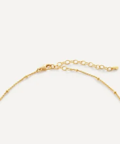 Monica Vinader Necklaces^18ct Gold Plated Vermeil Sterling Silver Green Onyx Choker Necklace