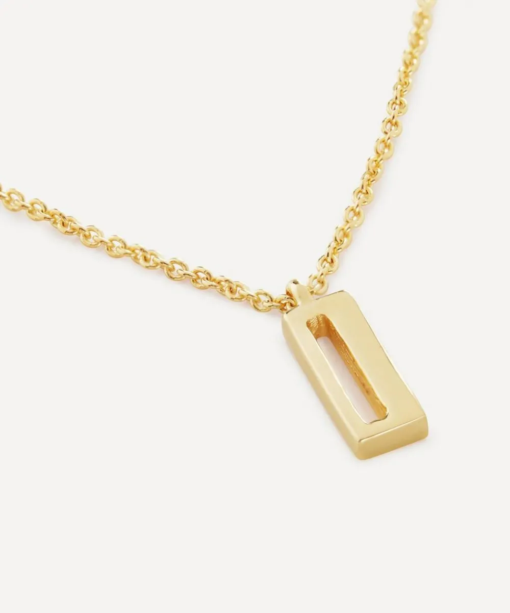 Monica Vinader Necklaces^18ct Gold Plated Vermeil Sterling Silver I Initial Alphabet Necklace