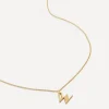 Monica Vinader Necklaces^18ct Gold Plated Vermeil Sterling Silver W Initial Alphabet Necklace