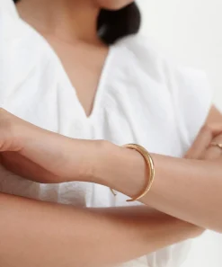 Monica Vinader Bracelets^18ct Gold Plated Vermeil Sterling Silver Deia Cuff Bracelet