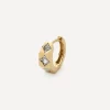 Marie Lichtenberg Earrings|Earrings^18ct Gold PM Ecrou Diamond Hoop Earring