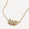 Suzanne Kalan Necklaces|Necklaces^14ct Gold Princess Cut Trio Pendant Necklace