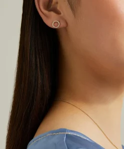 Liberty Earrings|Earrings^9ct Gold Rainbow Diamond Stud Earrings