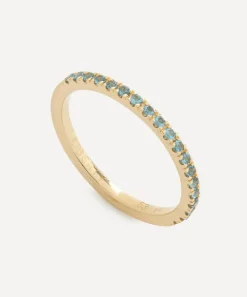 Liberty Rings|Rings^9ct Gold Rainbow London Blue Topaz Ring