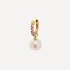 Roxanne First Earrings|Earrings^14ct Gold Rainbow Pearl Drop Huggie Hoop Earring