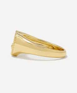 Yvonne Léon Rings|Rings^9ct Gold Red Agate Baby Heart Signet Ring