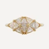 Artemer Rings|Rings^18ct Gold Reflective Dome Triangle Diamond Engagement Ring