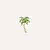 Roxanne First Earrings|Earrings^14ct Gold Rocky's Palm Tree Green Garnet and Diamond Single Stud Earring