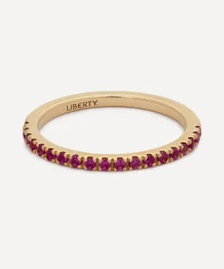 Liberty Rings|Rings^9ct Gold Ruby Rainbow Ring