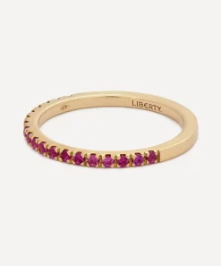 Liberty Rings|Rings^9ct Gold Ruby Rainbow Ring
