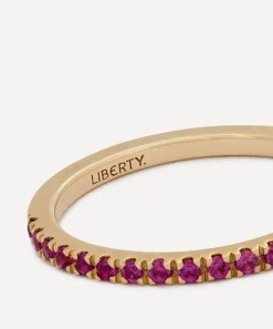 Liberty Rings|Rings^9ct Gold Ruby Rainbow Ring