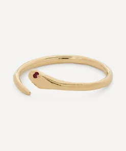 Seb Brown Rings|Rings^14ct Gold Ruby Serpent Ring