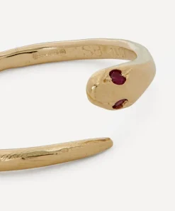 Seb Brown Rings|Rings^14ct Gold Ruby Serpent Ring