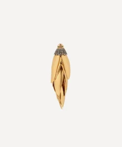 Bibi van der Velden Earrings|Earrings^18ct Gold Scarab Bunch Drop Earring