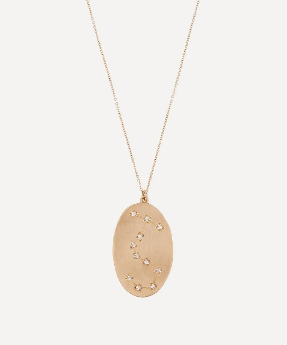 Brooke Gregson Necklaces|Necklaces^14ct Gold Scorpio Astrology Diamond Necklace