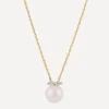 Dinny Hall Necklaces^14ct Gold Shuga Pearl and Diamond Pendant Necklace