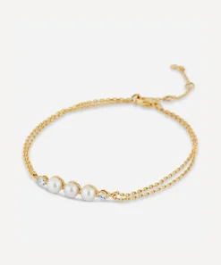 Dinny Hall Bracelets^9ct Gold Shuga Pearl and Diamond Bracelet