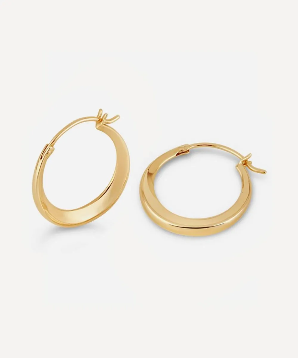 Dinny Hall Earrings^9ct Gold Signature Rhea Hoop Earrings