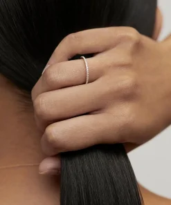 Monica Vinader Rings^14ct Gold Skinny Eternity Ring