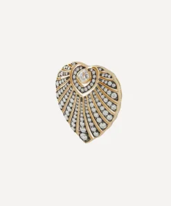 By Pariah Charms & Pendants|Charms & Pendants^14ct Gold Small Aurora Diamond Pendant