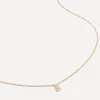 Monica Vinader Necklaces^14ct Gold Small B Initial Pendant Necklace