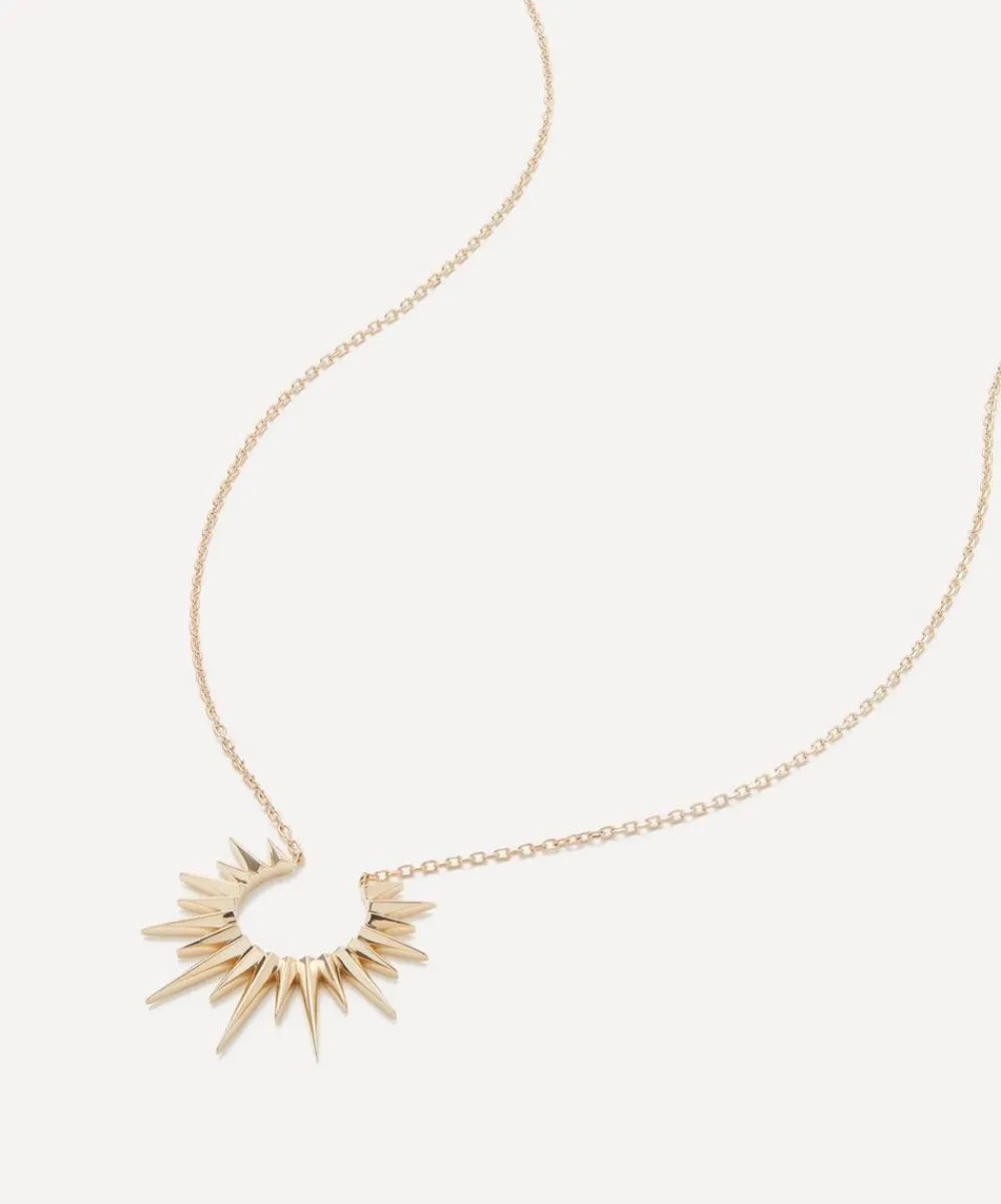 Celine Daoust Necklaces|Necklaces^14ct Gold Small Sun Pendant Necklace