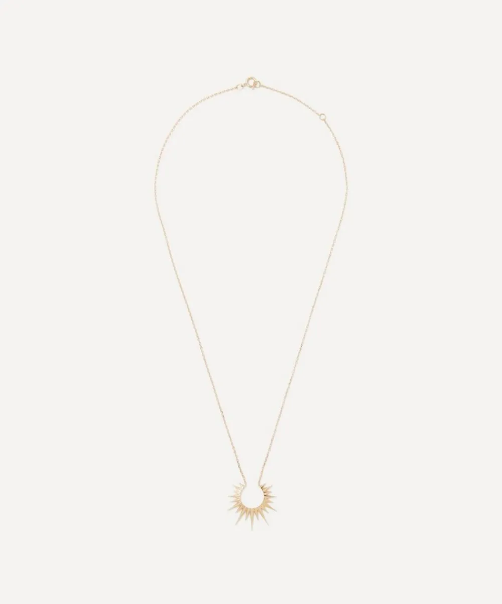Celine Daoust Necklaces|Necklaces^14ct Gold Small Sun Pendant Necklace