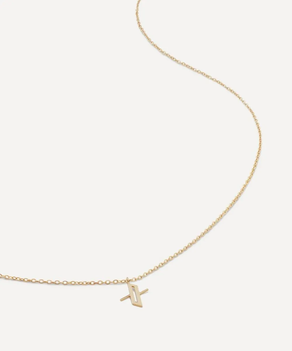 Monica Vinader Necklaces^14ct Gold Small Y Initial Pendant Necklace