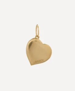 Liberty Charms & Pendants|Charms & Pendants^9ct Gold Spring Love Large Heart Diamond Pendant