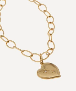 Liberty Charms & Pendants|Charms & Pendants^9ct Gold Spring Love Large Heart Diamond Pendant