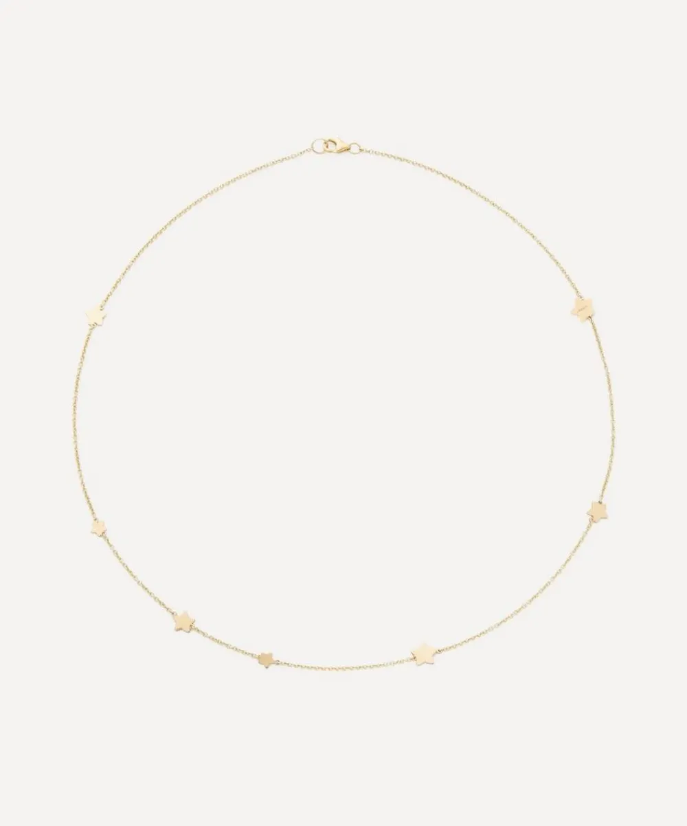 Liberty Necklaces|Necklaces^9ct Gold Star Love Chain Necklace